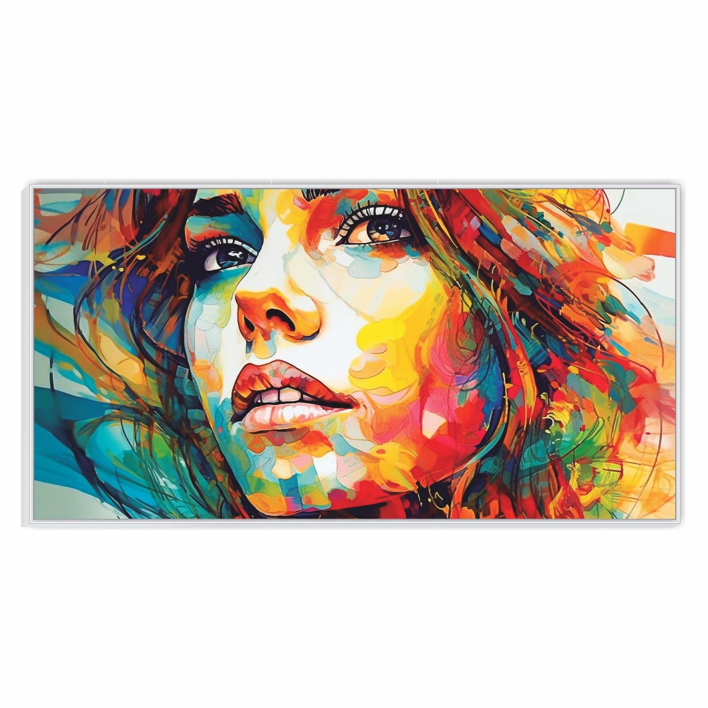 Girl Color full Canvas Art Wall Painting