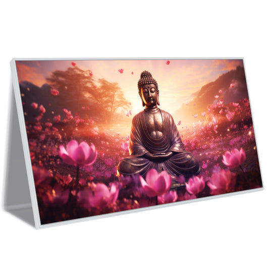 Buddha in Eternal Spring Canvas Wall Art