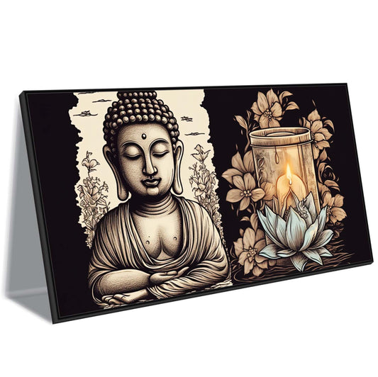 Tranquil Flame Canvas Wall Art