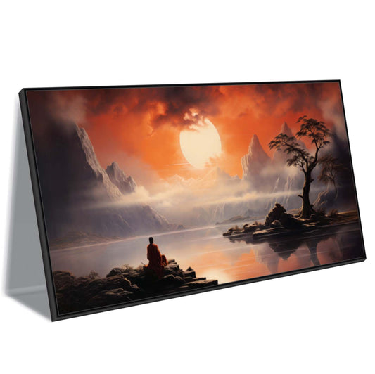 Sunset Silence Canvas Wall Art