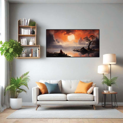 Sunset Silence Canvas Wall Art