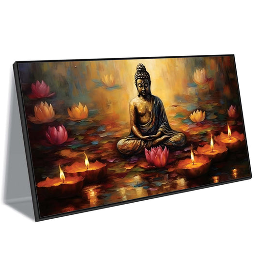 Glow of Enlightenment Canvas Wall Art