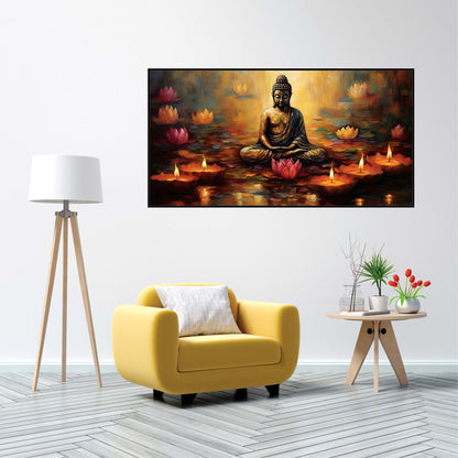 Glow of Enlightenment Canvas Wall Art