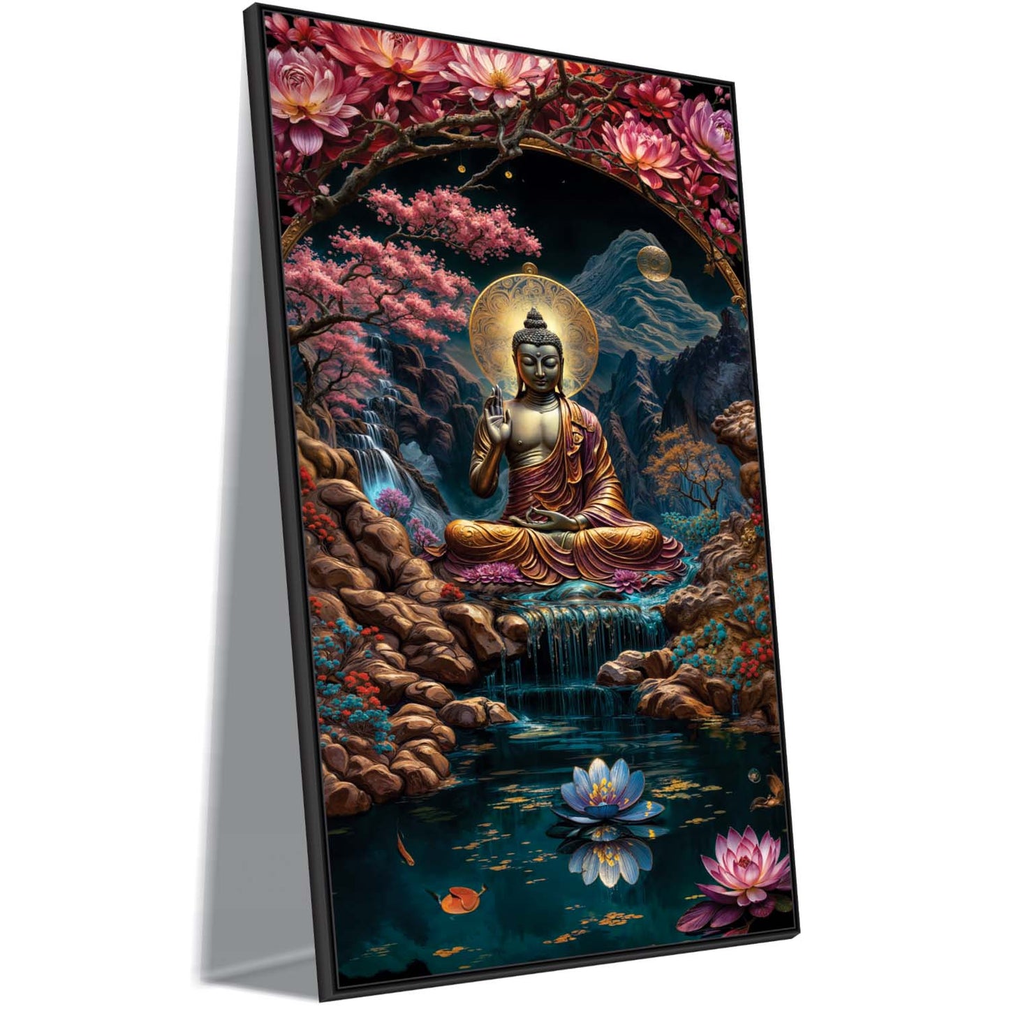 Buddha’s Blessing Canvas Wall Art.