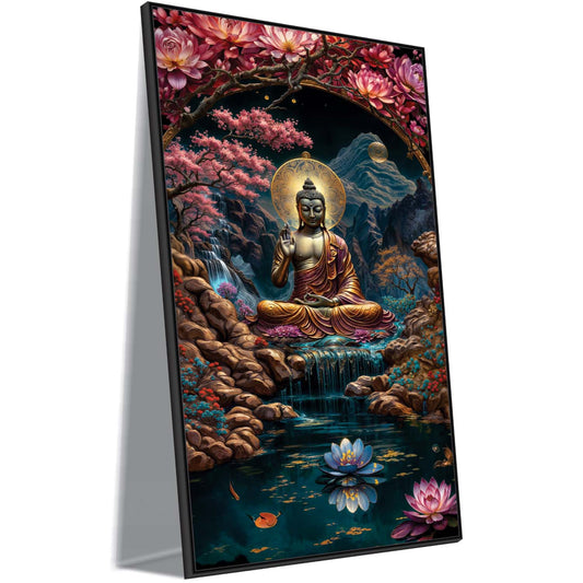 Buddha’s Blessing Canvas Wall Art.