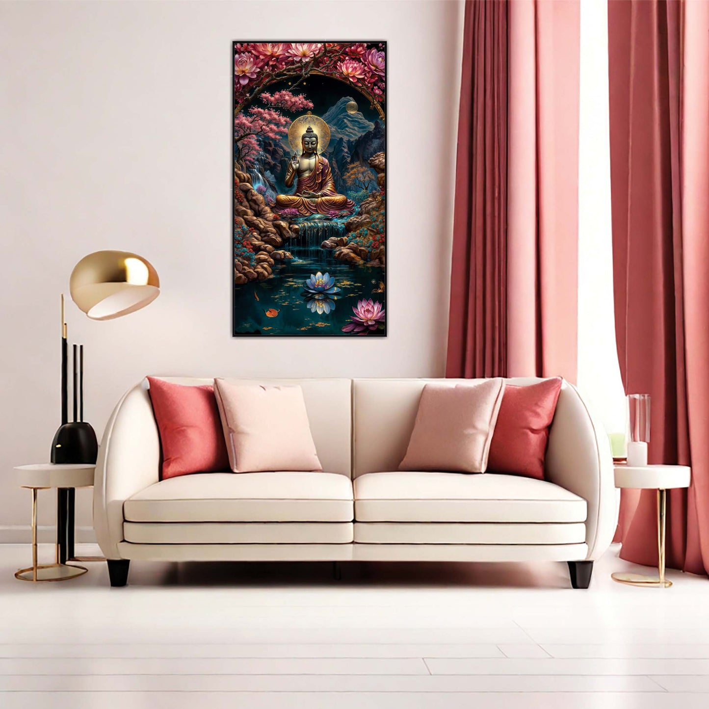 Buddha’s Blessing Canvas Wall Art.