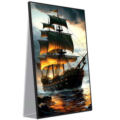 Boating view Canvas Print Wall Painting