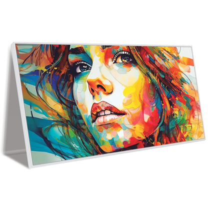 Girl Color full Canvas Art Wall Painting