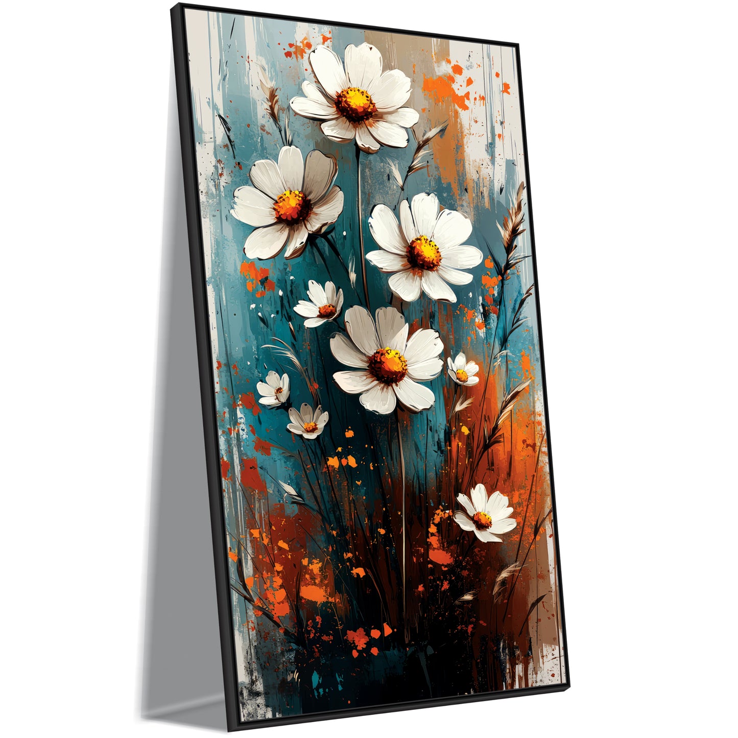 3D Flower Canvas Art Wall Painting