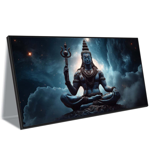The Eternal Yogi of the Universe Canvas Wall Art