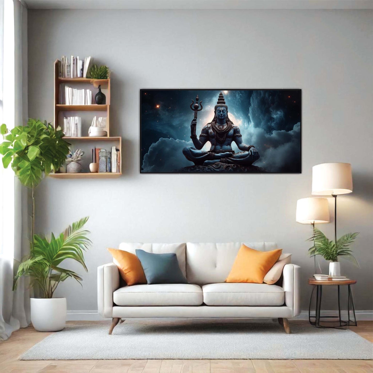 The Eternal Yogi of the Universe Canvas Wall Art