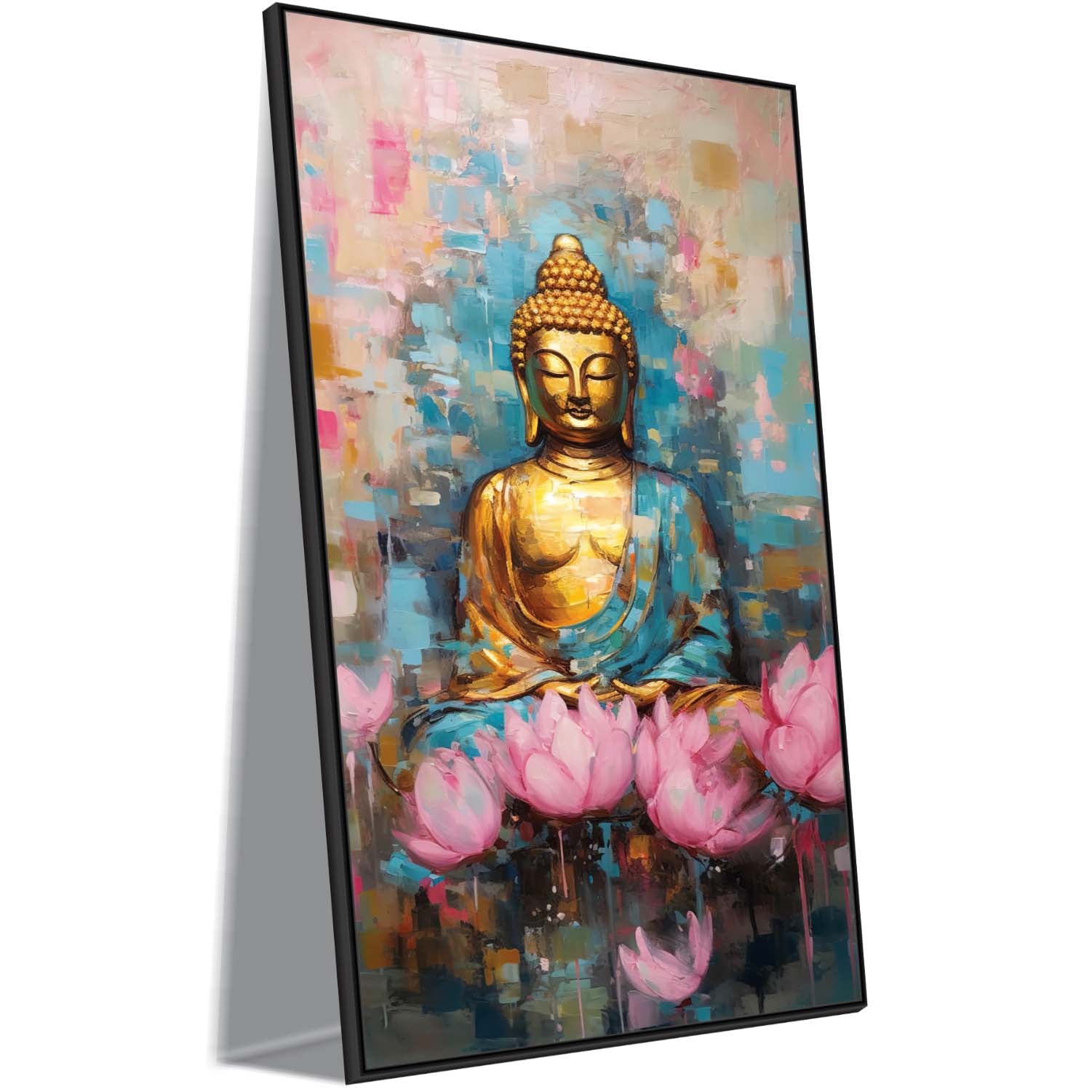 Lotus of Enlightenment Canvas Wall Art.