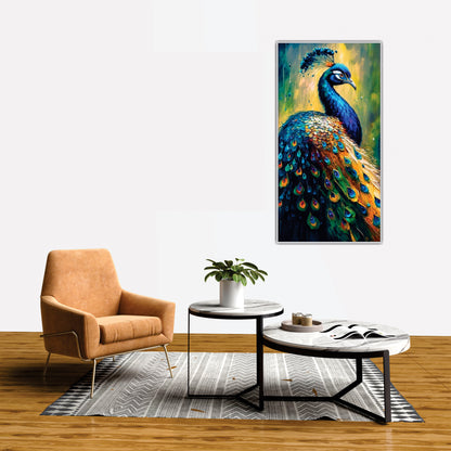 Peacock Canvas art Print Wall Painting