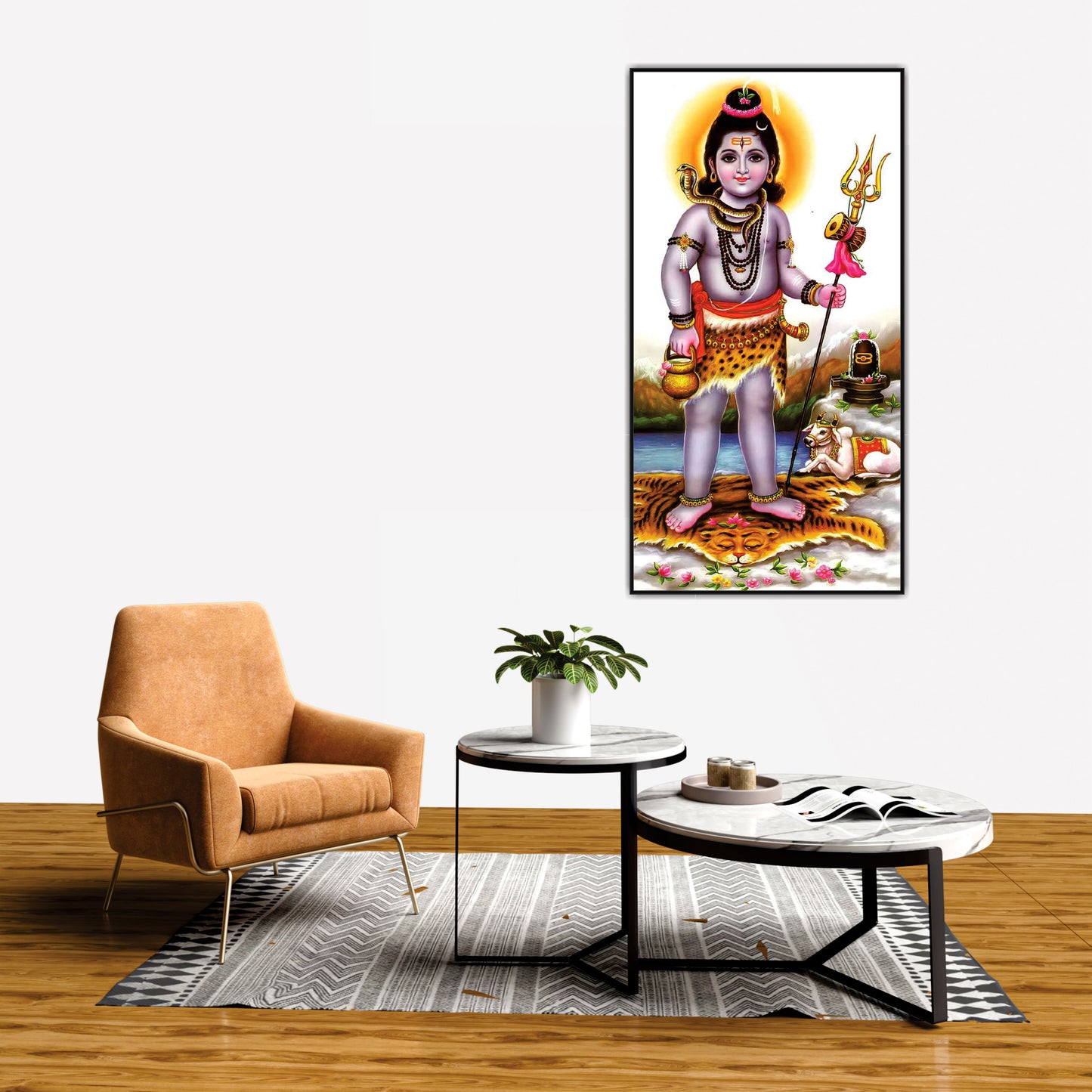 Lord Shiva Canvas Print Wall Painting