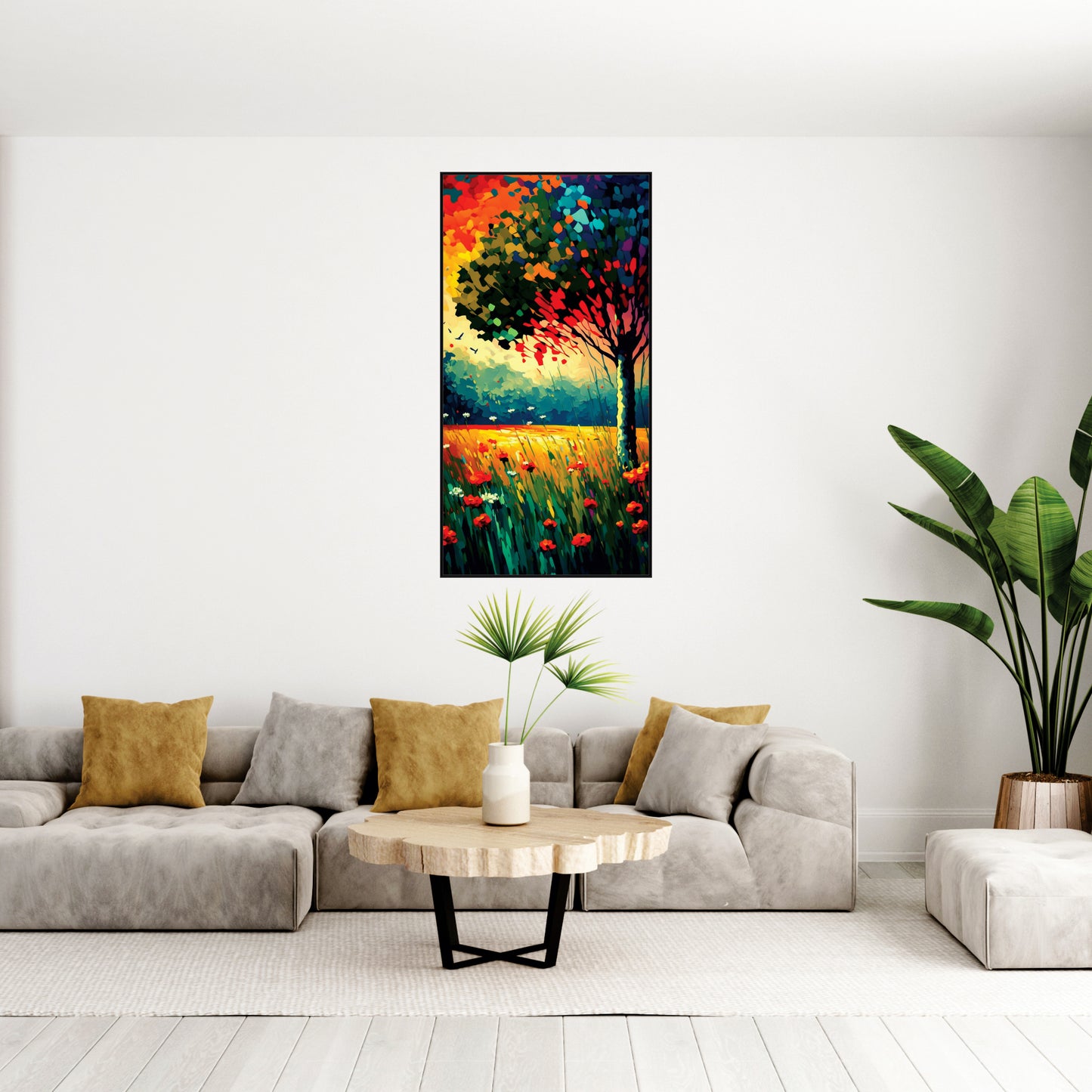 3D Tree art Canvas Print Wall Painting