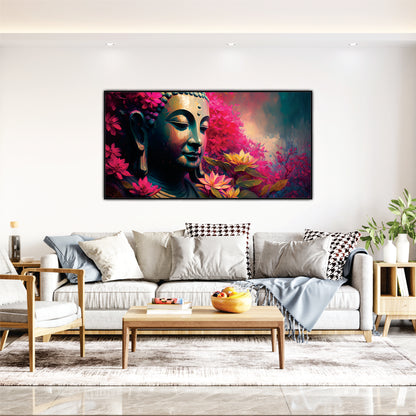 Blossomed Peace Canvas Wall Art