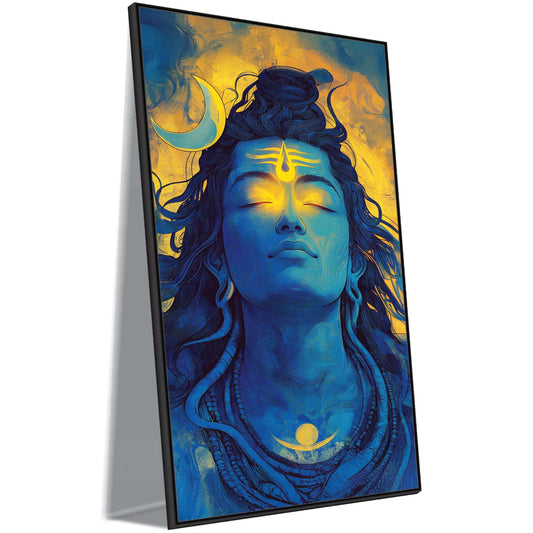 Shiva's Radiance Canvas Wall Art.
