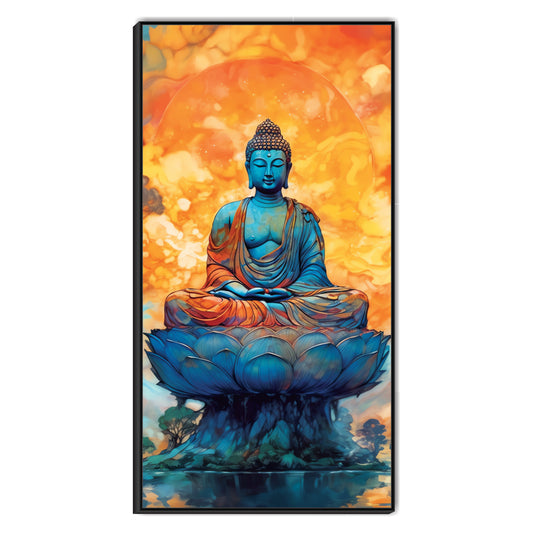 Meditation in the Sun Realm Canvas Wall Art