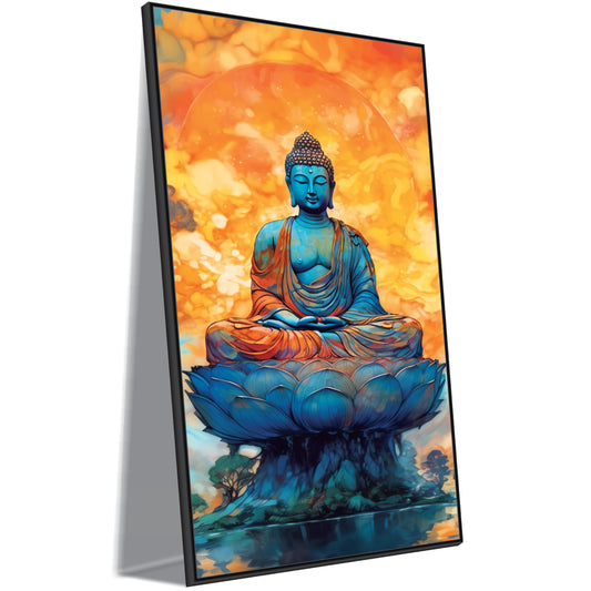 Meditation in the Sun Realm Canvas Wall Art