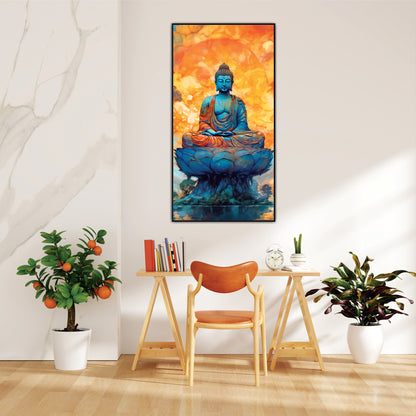 Meditation in the Sun Realm Canvas Wall Art