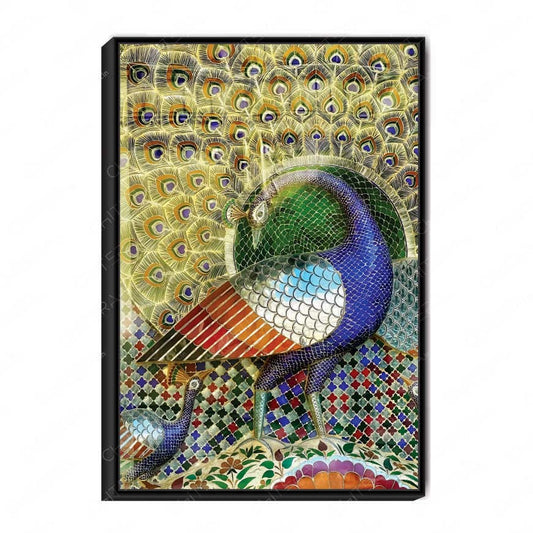 The Pride of Colors – Peacock Canvas Wall Art