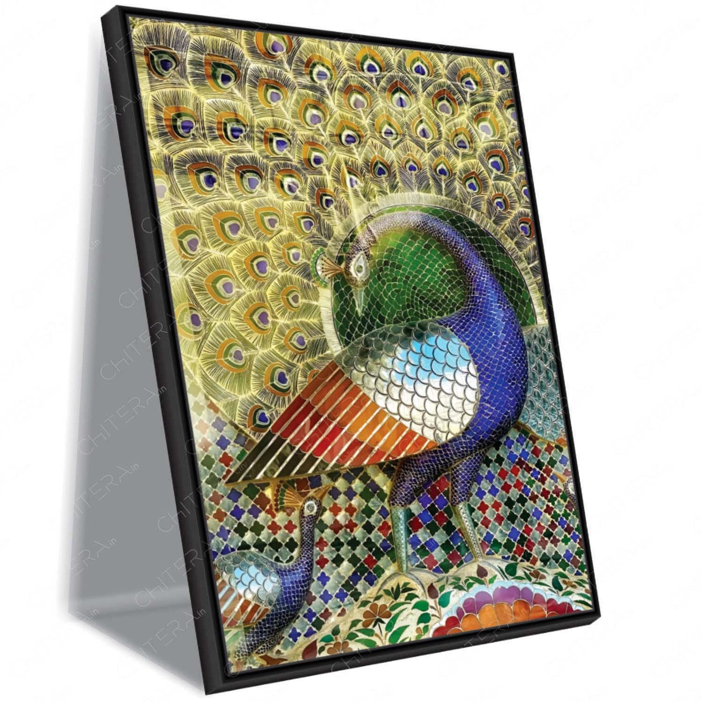 The Pride of Colors – Peacock Canvas Wall Art