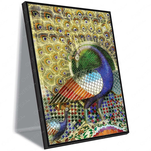 The Pride of Colors – Peacock Canvas Wall Art