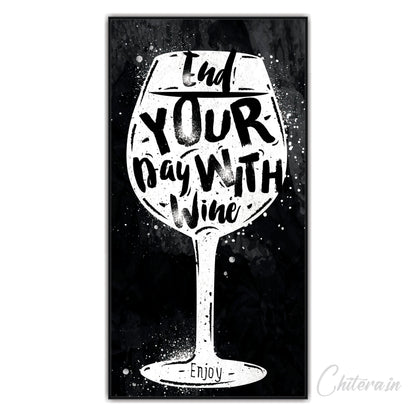 Your Day With Wine Canvas Print Wall Painting