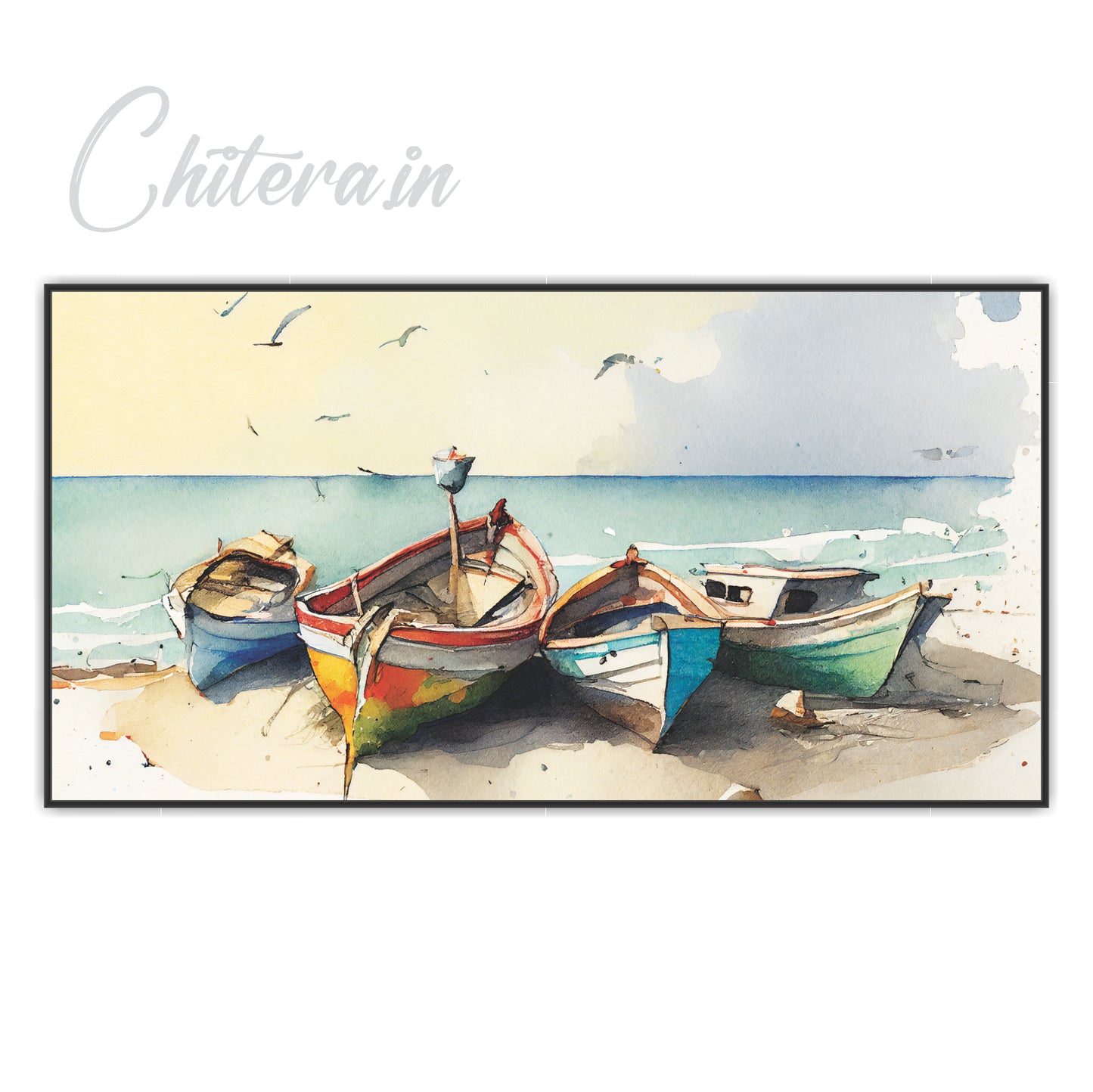 Boating view Canvas Print Wall Painting