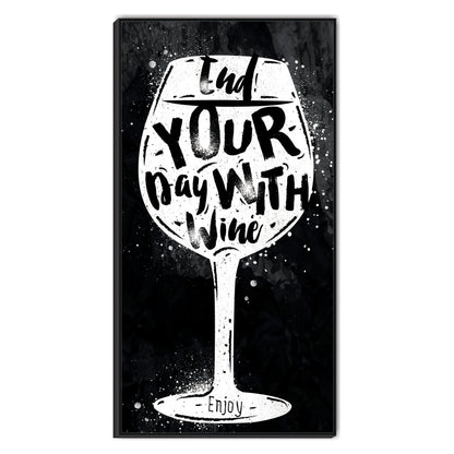 Your Day With Wine Canvas Print Wall Painting