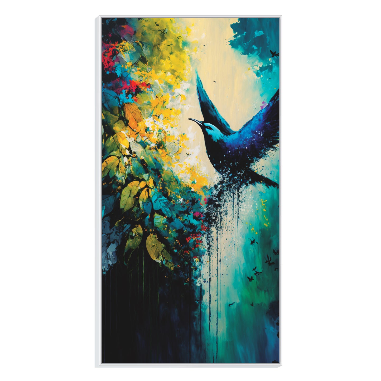 Abstract Nature bird Canvas Print Wall Painting