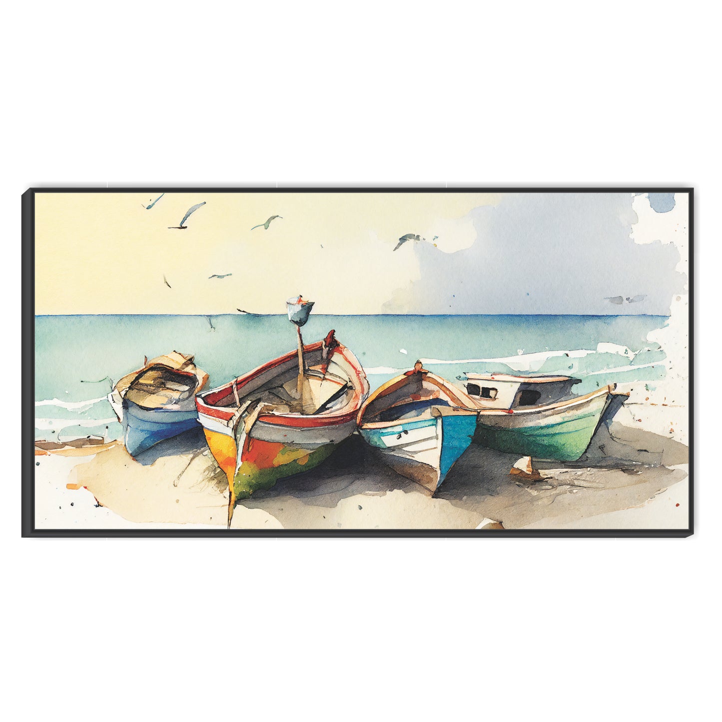 Boating view Canvas Print Wall Painting