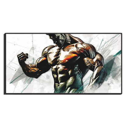 Bodybuilder Canvas Art Wall Painting