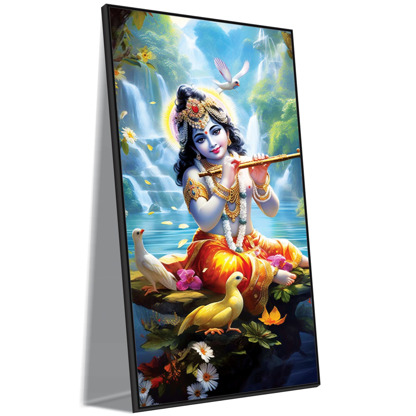 Krishna flute Canvas Art Wall Painting