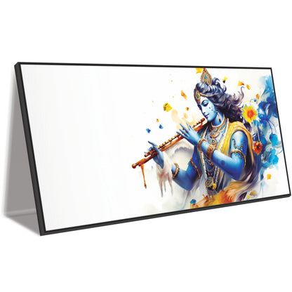 Krishna Flute Wall Canvas Painting