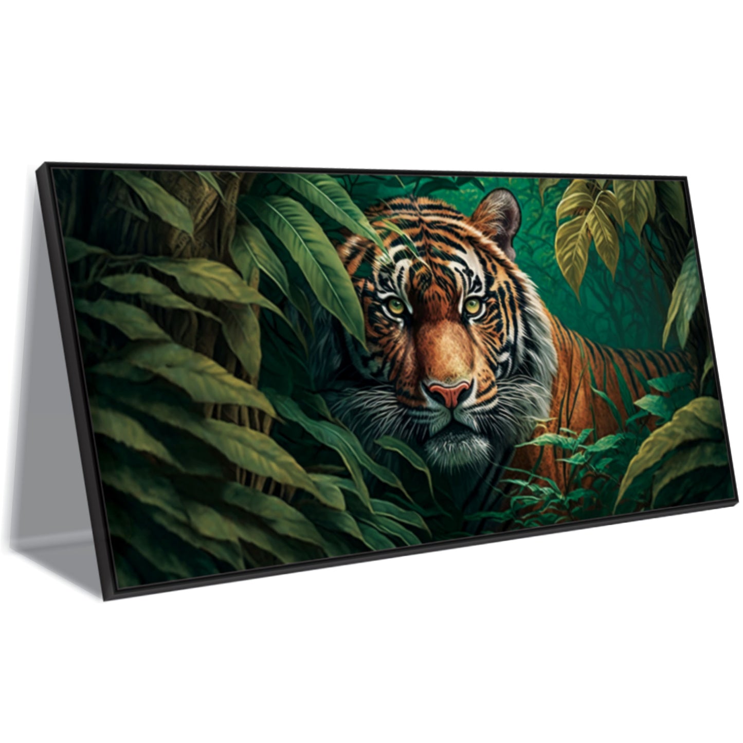 Tiger Staring wild life Landscape Canvas Art