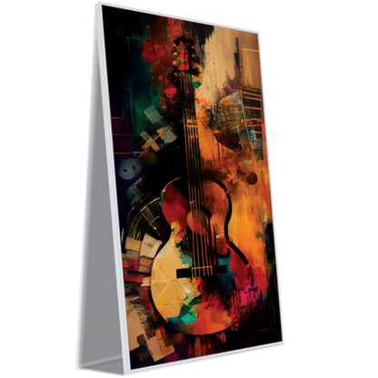 Guitar Painting Canvas Print Wall Painting