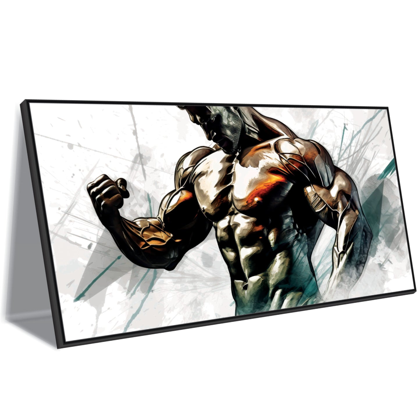 Bodybuilder Canvas Art Wall Painting