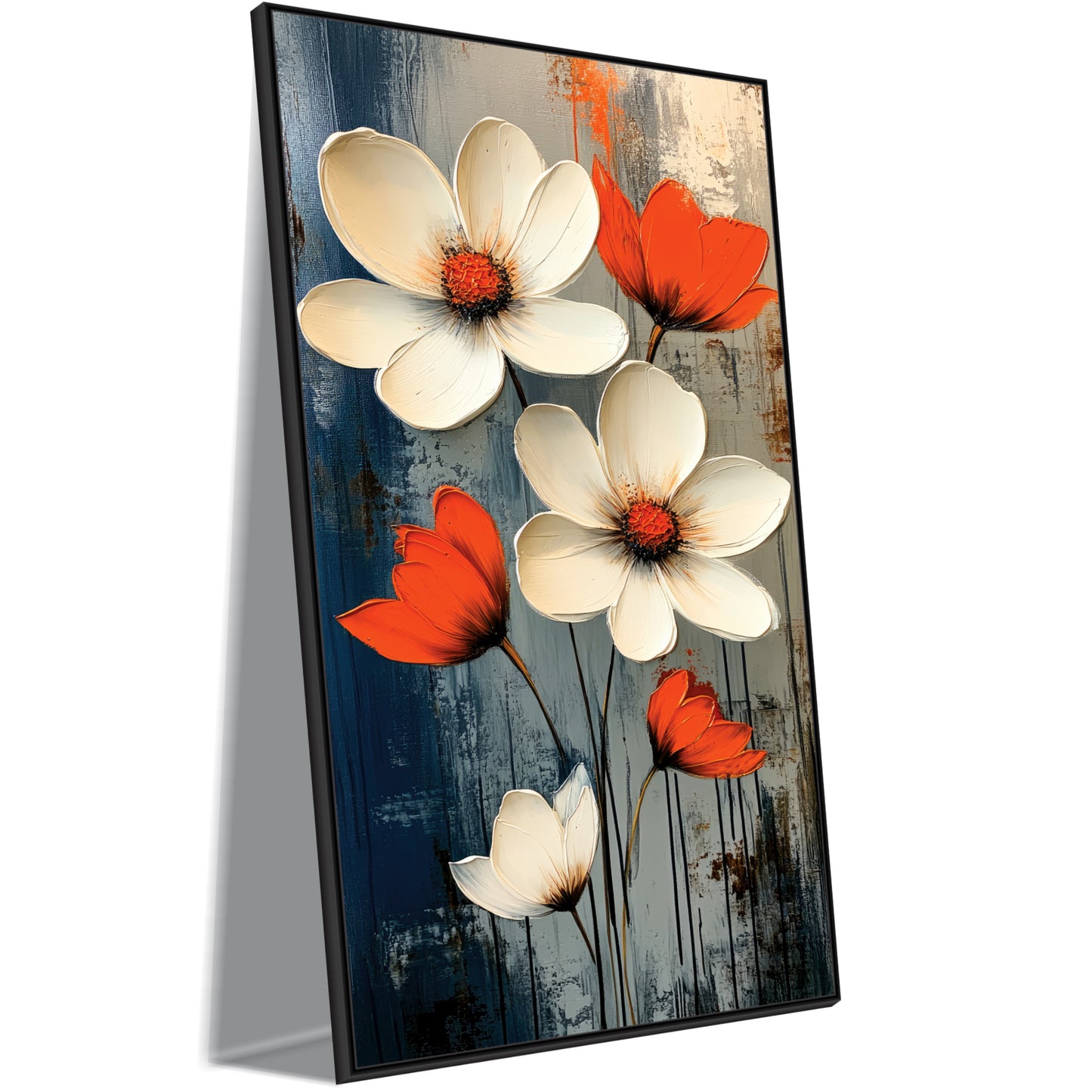 3D Flower Canvas Art Wall Painting