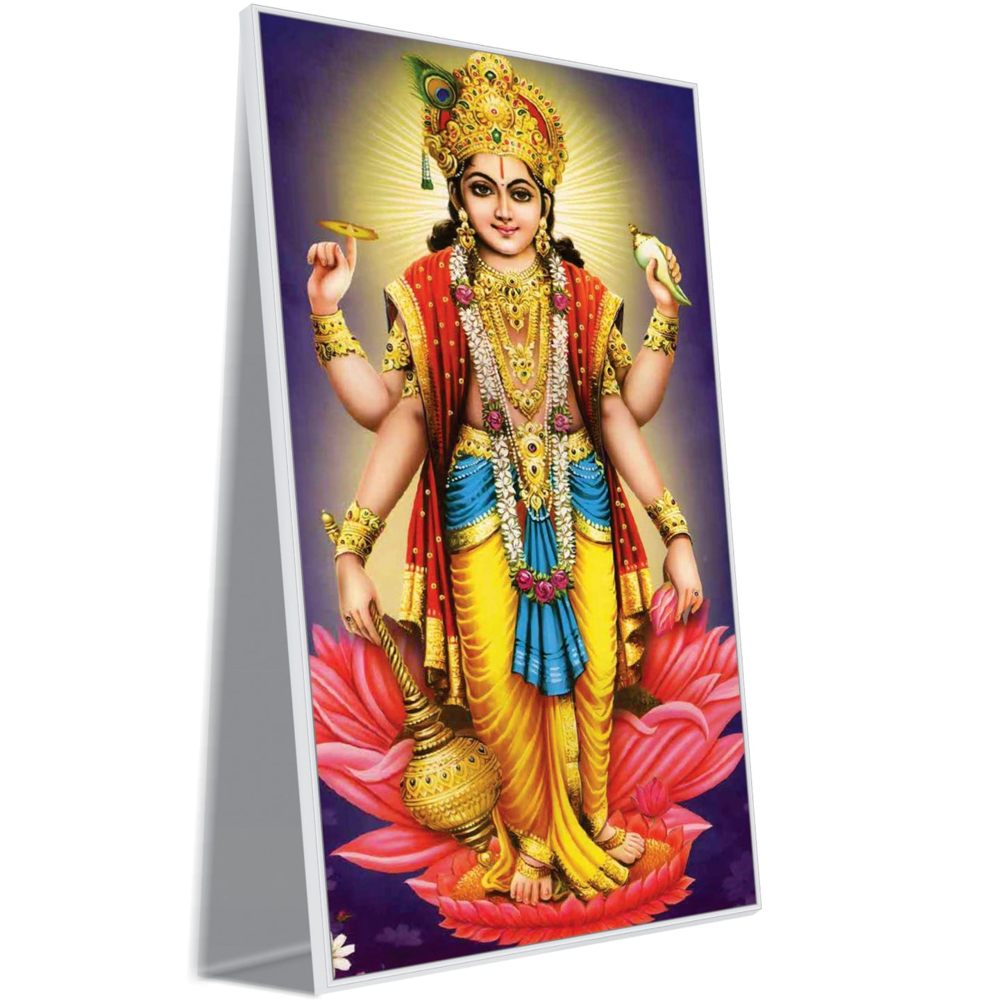 Lord Vishnu Canvas Print Wall Painting