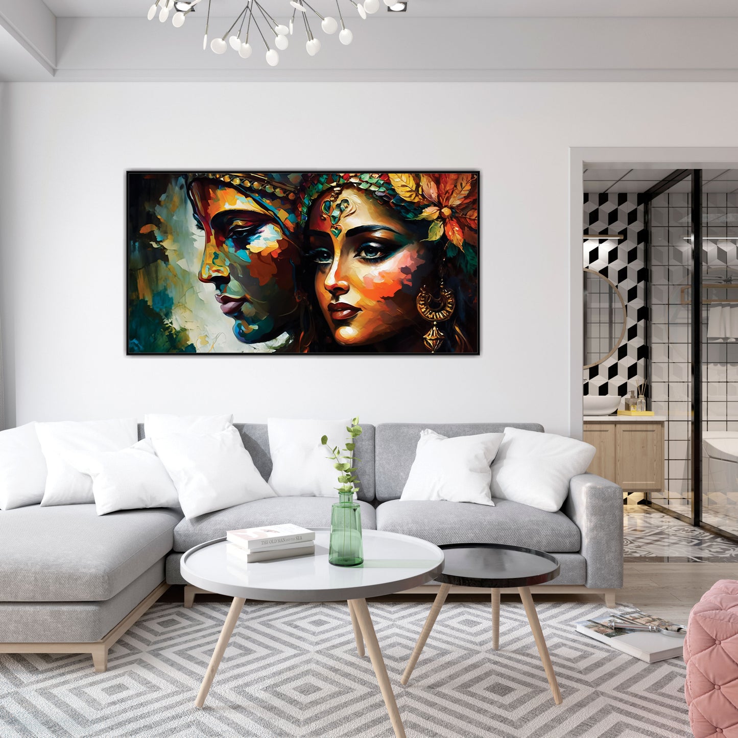 Radha Krishna Canvas Art