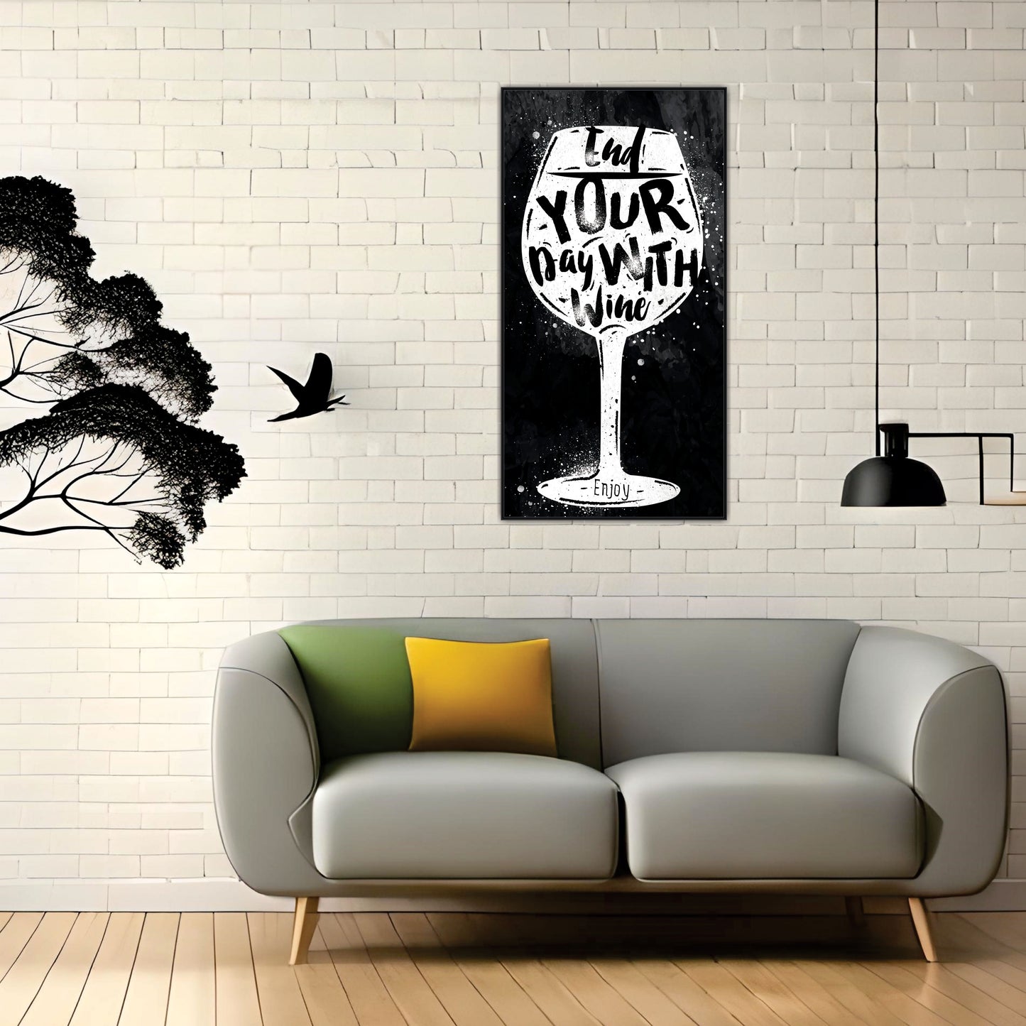 Your Day With Wine Canvas Print Wall Painting