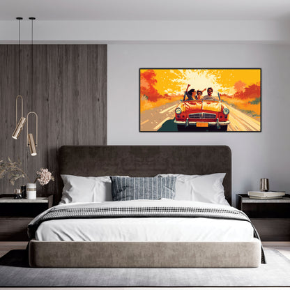 Poster Car Art Canvas Print Wall Painting