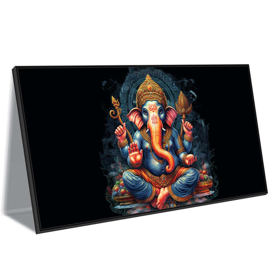 Cosmic Sentinel Canvas Wall Art