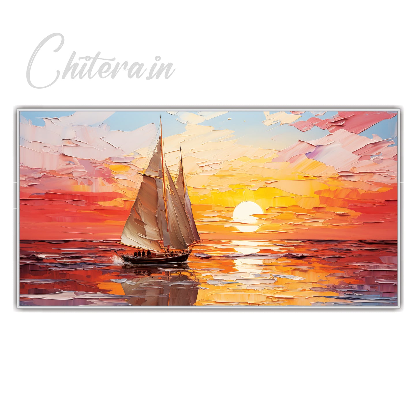 Boating view Canvas Print Wall Painting