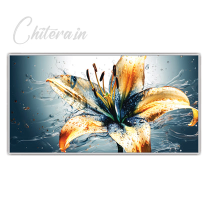 Lily Flowers Art Canvas Print Wall Painting