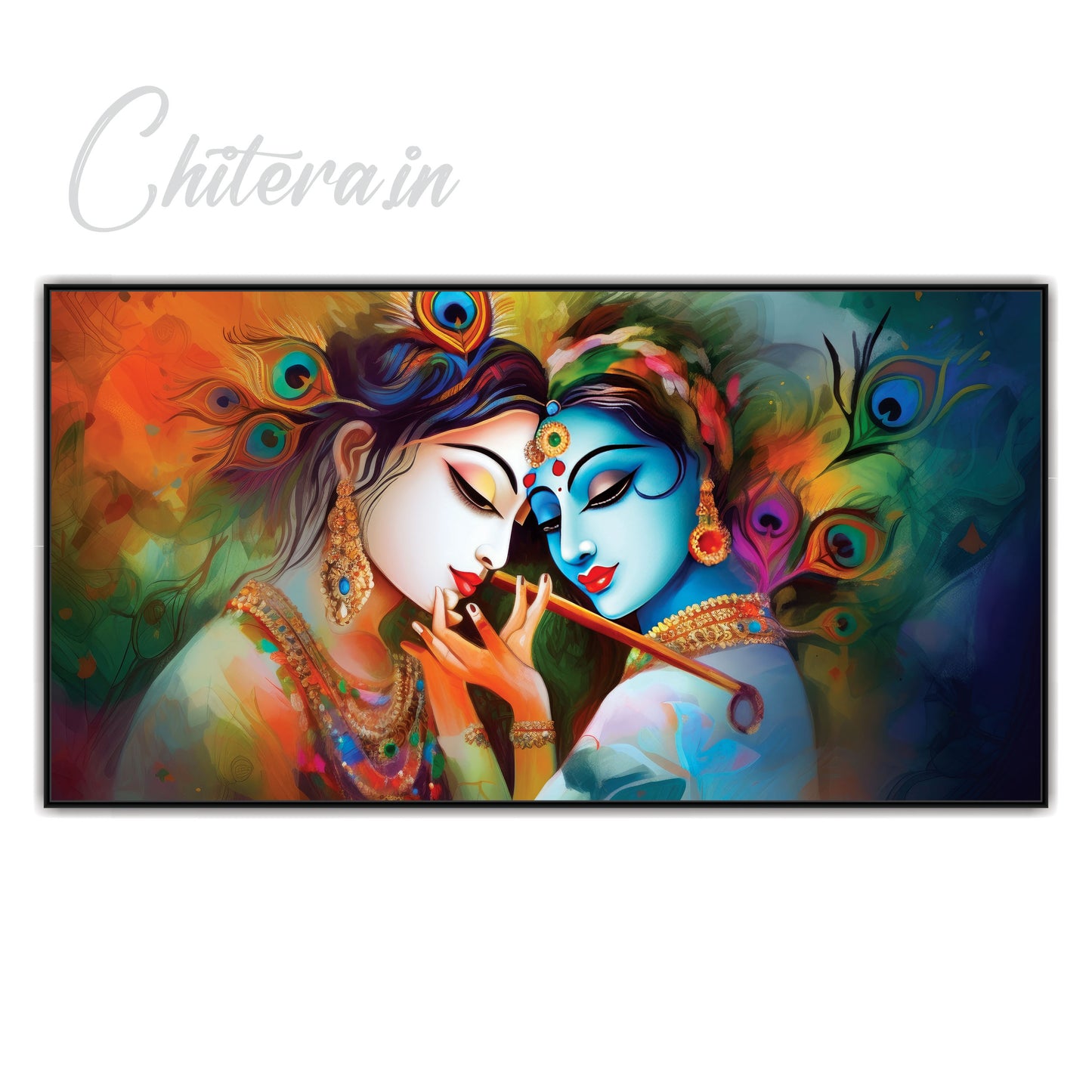 Radha Krishna Canvas Wall Painting