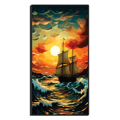 Boating view Canvas Print Wall Painting