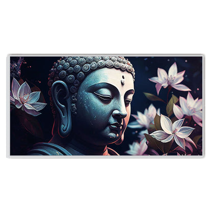 3D Flower Buddha Canvas Art Canvas Print Wall Painting