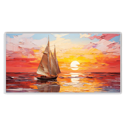 Boating view Canvas Print Wall Painting